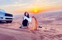 4X4 Dubai Desert Safari with BBQ dinner, Camels & Live Show