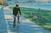 Biking and Stretching on Lake Como
