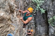 From Estepona: Guided Via Ferrata Adventure in Benalauría