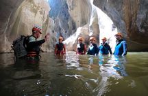 Private canyoning adventure in the Buitreras Canyon