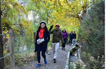 Hiking in the Canyon of the Monachil Cubs in Granada