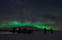 Northern lights tour to Lake Inari from Ivalo, Reindeers & Dinner