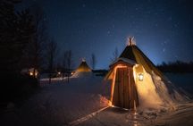 From Kakslauttanen:Northern Lights tour to Lake Inari, inc dinner