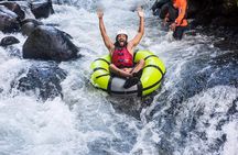 Guachipelin Zipline, River Tubing, Horseback Ride, Hot springs & Lunch Combo 