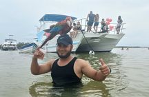 Punta Cana Party Boat with Open Bar, Snorkeling & Natural Pool