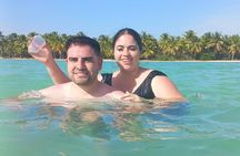 Punta Cana Party Boat with Open Bar, Snorkeling & Natural Pool
