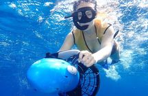 Power Snorkel By Sea Scooters, Food & Tequila Tasting