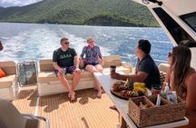 St. John Luxury Catamaran Turtle Snorkel and Cays Full Day