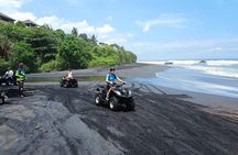 Bali ATV Ride Tour In the beach black sand atv tour 
