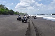 Bali ATV Ride Tour In the beach black sand atv tour 