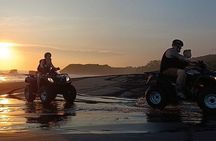 Bali ATV Ride Tour In the beach black sand atv tour 