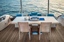 Sunset escape on Bluemoon 64ft from Dubai Marina to Atlantis