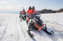 South Coast and Glacier Snowmobiling Day Trip from Reykjavik