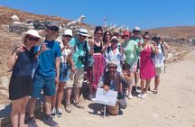 From Naxos/Paros: Delos & Mykonos Day Cruise with Expert Guide 