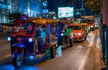 Bangkok Private Tuk-Tuk City Tour by Night with Street Food