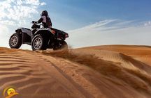 Dubai Desert Safari with Quad Bike, sandboarding, live show & BBQ