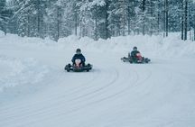 Ice Karting and Snowmobiling in Levi