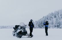 Ice Karting and Snowmobiling in Levi