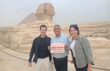 Private Day from Sharm to Cairo by plane, all entrance fees, Camel, Lunch, Guide