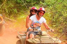 ATV Jungle Adventure with Ziplines, Cenote & Tulum Pickup