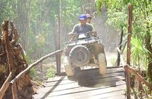 Half Day ATV, Zip-line & Cenote tour! Transportation from Cancun
