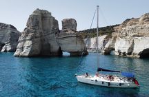 Full day private sailing cruise around Milos island