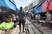 Private Floating Market and Maeklong Railway Market Day Tour 