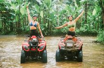Bali Quad Bike Pass by Waterfall Gorilla Cave Private Transfer 