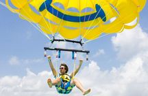 Parasailing & Beach Club with Transportation In Riviera Maya 