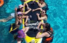 Cancun to Isla Mujeres Private Catamaran Cruising Snorkeling Fun!