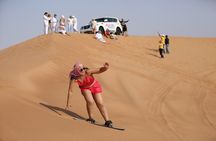Dubai Red Dunes Camel Safari with Sand boarding, Dune Bashing & BBQ