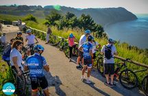 Guided E-Bike tour with food and wine tasting.