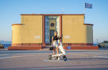 Explore the new town and the medieval town of Rhodes on scooters - 3 hours