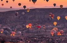 Hot Air Balloon Rides in Cappadocia over Goreme with pick up