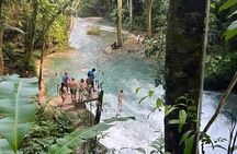 Blue Hole and Bamboo River Rafting in Ocho Rios Jamaica.