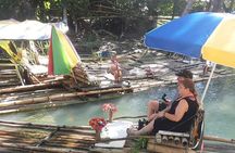 Blue Hole and Bamboo River Rafting in Ocho Rios Jamaica.