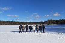 Winter Wonderland Hike in a National Park 