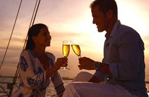 Sunset Catamaran Tour with Transportation in Riviera Maya