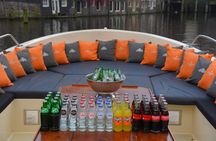 Amsterdam Private Boat Trip With Skipper, Burger and Beers