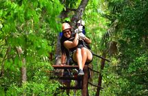 Zipline Tour includes Cenote Swim and ATV Circuit with round trip and lunch