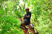 Zipline Tour includes Cenote Swim and ATV Circuit with round trip and lunch