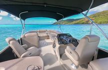 Toa Boat Bora Bora Private Lagoon tour On Majestic Pontoon Boat
