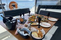 Half Day Premium Catamaran Cruise in Santorini including Oia
