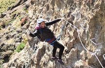 3hrs de Escala y Caminata en Via Ferrata del Cañadón 