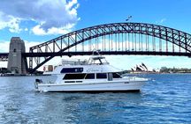 Vivid 90-Minute Sydney Harbour Intimate Catamaran Cruise with Canapes