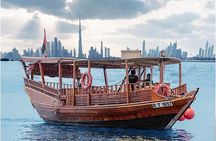 Burj Khalifa Sunset Tour in Wooden Boat with Transfers