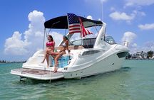 Yacht party cruise in St. Petersburg to Shell Key