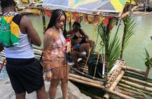 Blue Hole Waterfall &Bamboo Rafting Ocho Rios-Transportation Only
