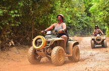Great Adventure in middle of the Jungle. ATV experience, Ziplines and cenote