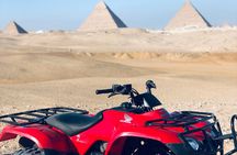 Quad Bike ATV Tours in Desert of Giza Pyramids with Egyptian Tea